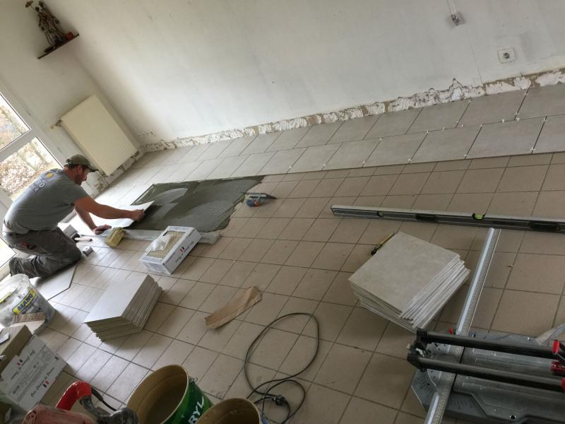 Pose de carrelage et faïence